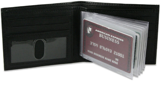Clear Plastic Wallet Windows - Bi-Fold