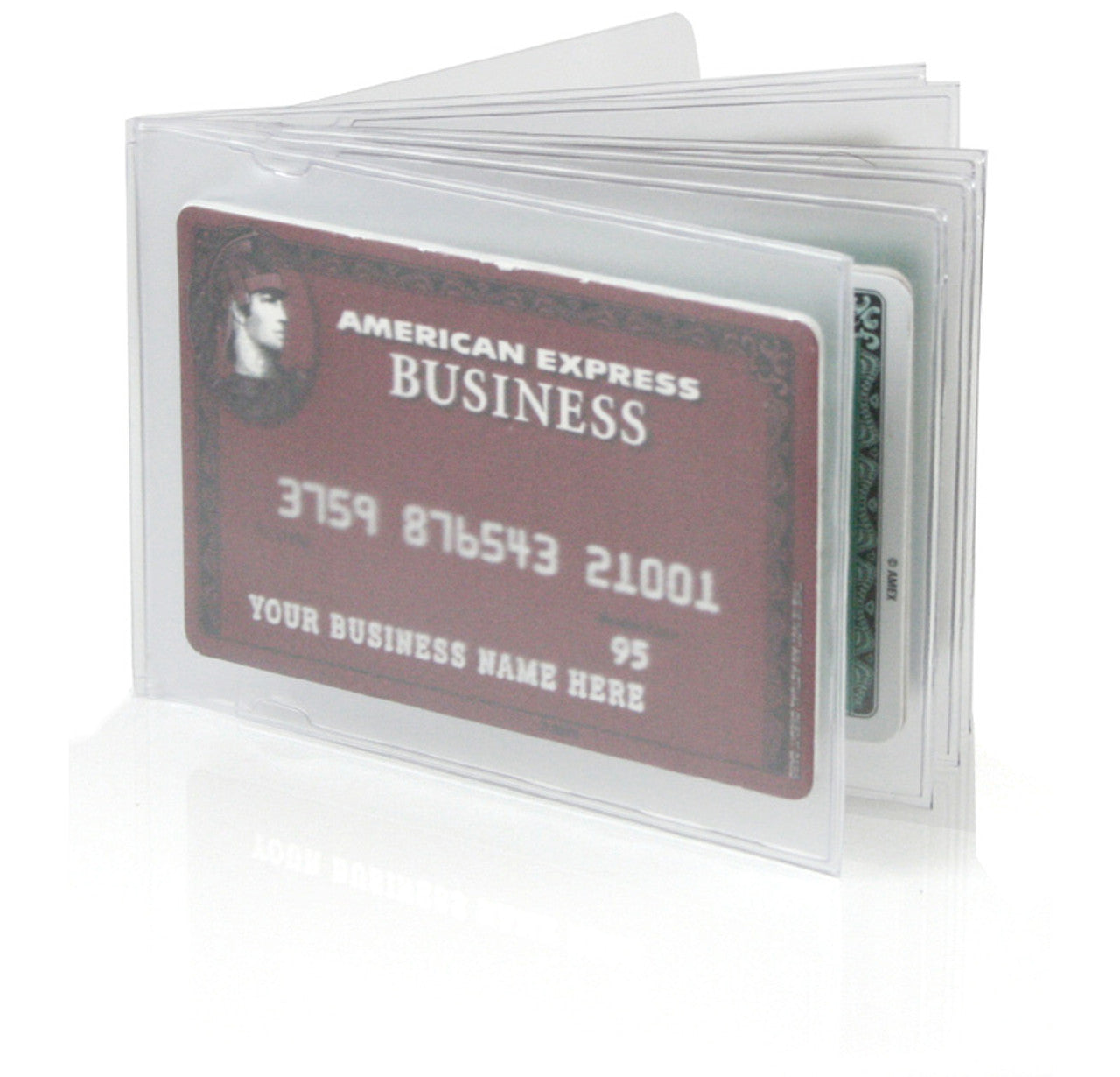 Clear Plastic Wallet Windows - Bi-Fold
