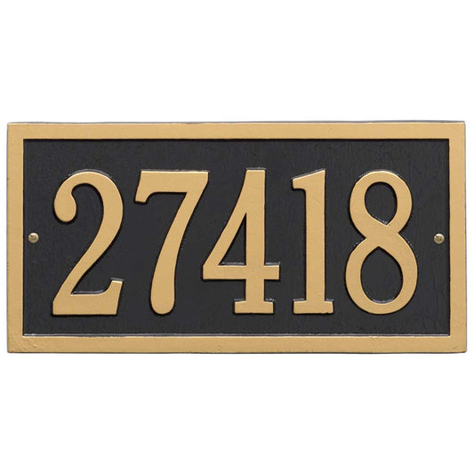 Bismark Standard Wall Address Plaque