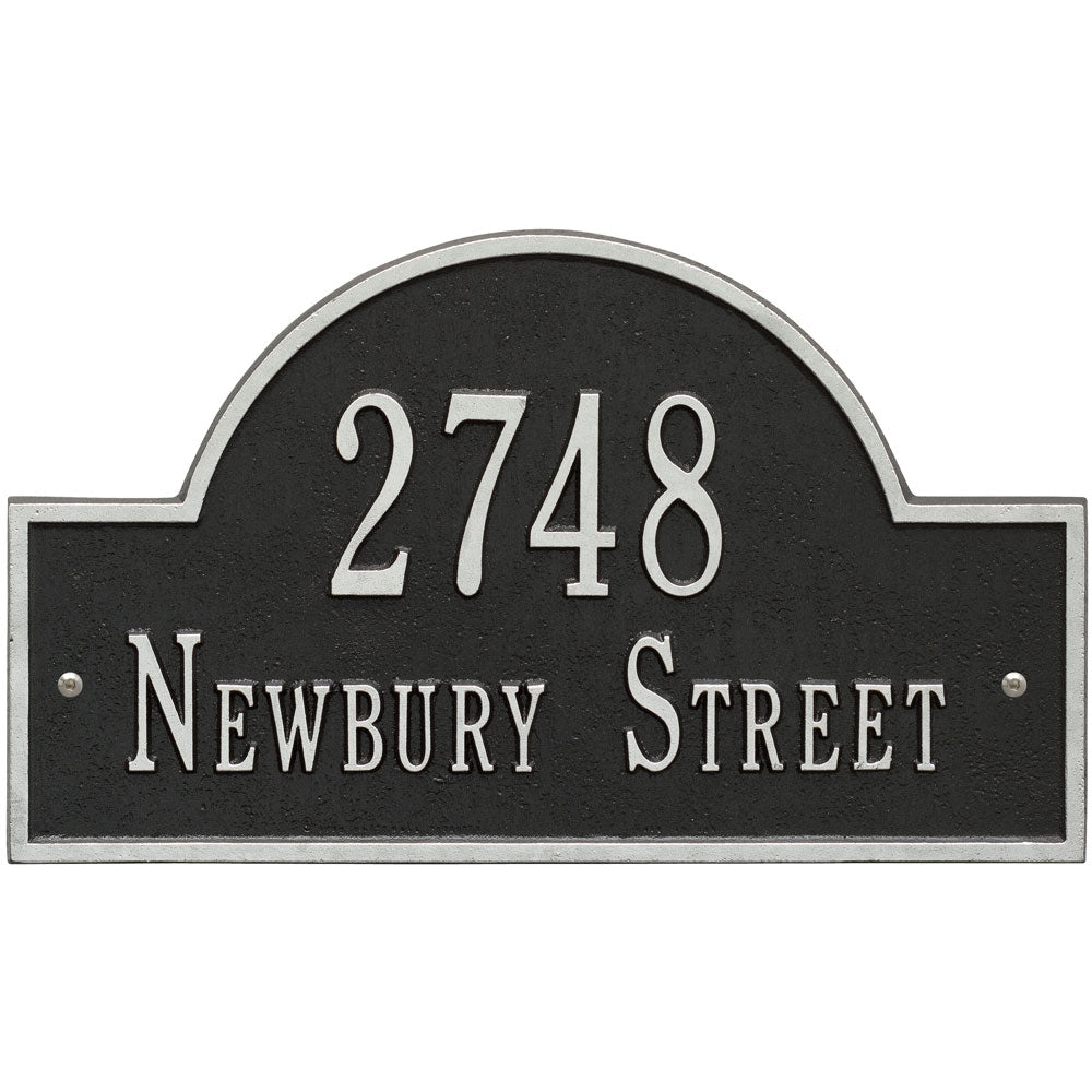 Arch Wall Address Plaque - Two-Line