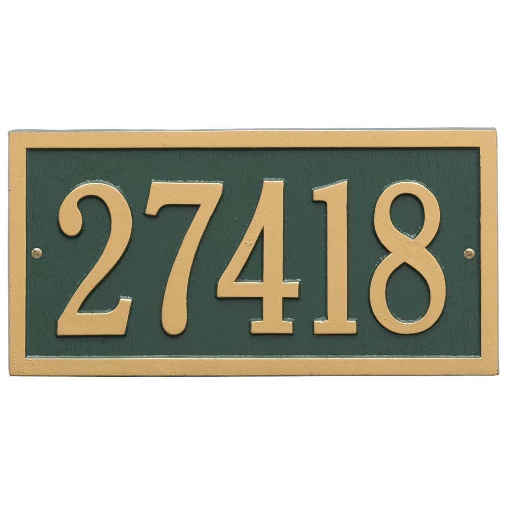 Bismark Standard Wall Address Plaque