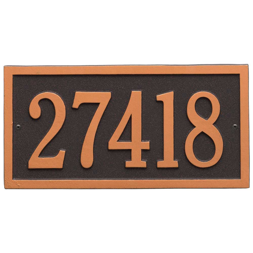 Bismark Standard Wall Address Plaque