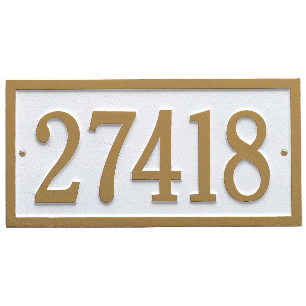 Bismark Standard Wall Address Plaque
