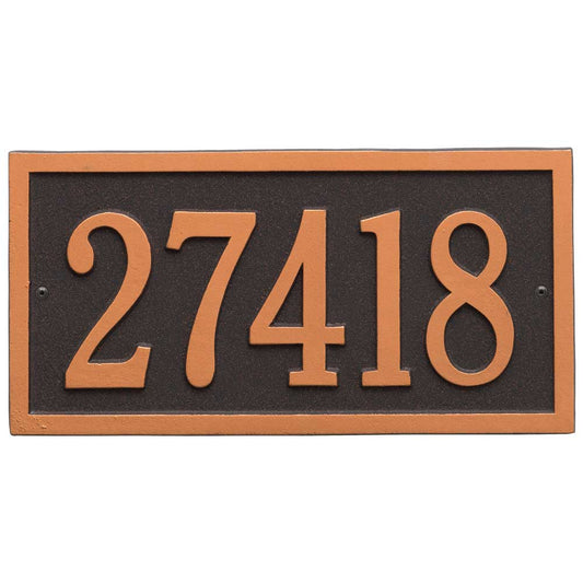 Bismark Standard Wall Address Plaque